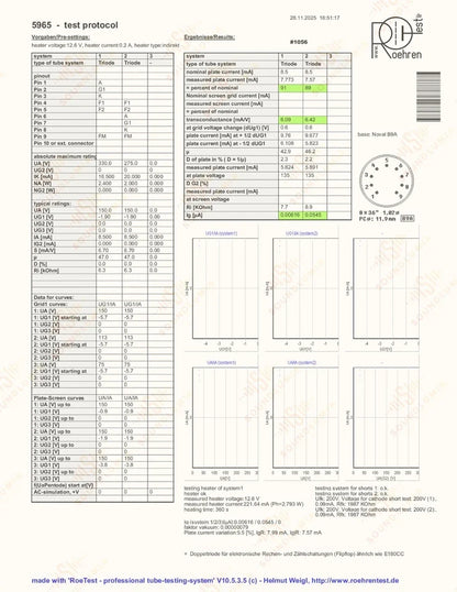 Telefunken 5965 O-ゲッター ◇ 底部