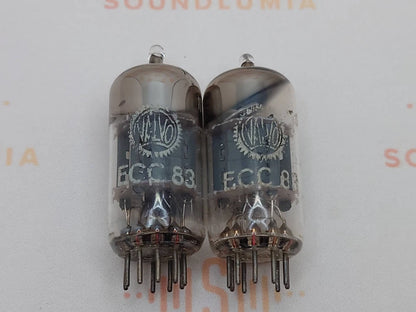 Valvo ECC83 12AX7 Short Plates Angled Getter
