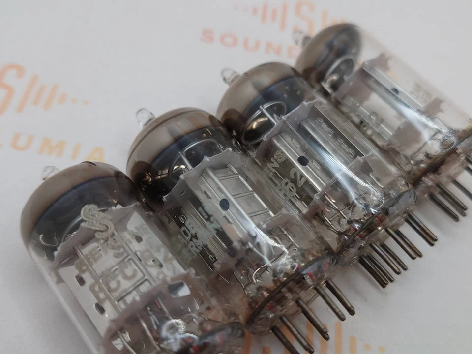 Siemens ECC82 12AU7 Chrome Plates - Munich