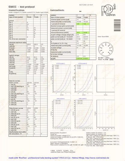 Siemens E88CC 6922 Gray Shields