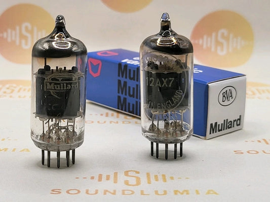 Mullard ECC83 12AX7 Short Plates