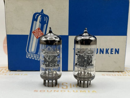 Telefunken ECC801S E81CC 6201 Triple-Mica ◇ Bottom - Ulm