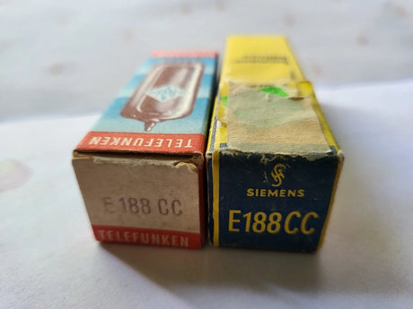 Siemens E188CC 7308 vacuum tube with Silver Plate and O-Getter, image 46