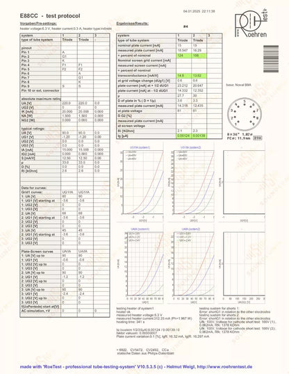 Siemens E88CC 6922 Gray Shields