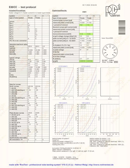 Siemens E88CC 6922 Gray Shields