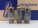 Telefunken ECC82 Ribbed Plates Diamond Bottom - Germany