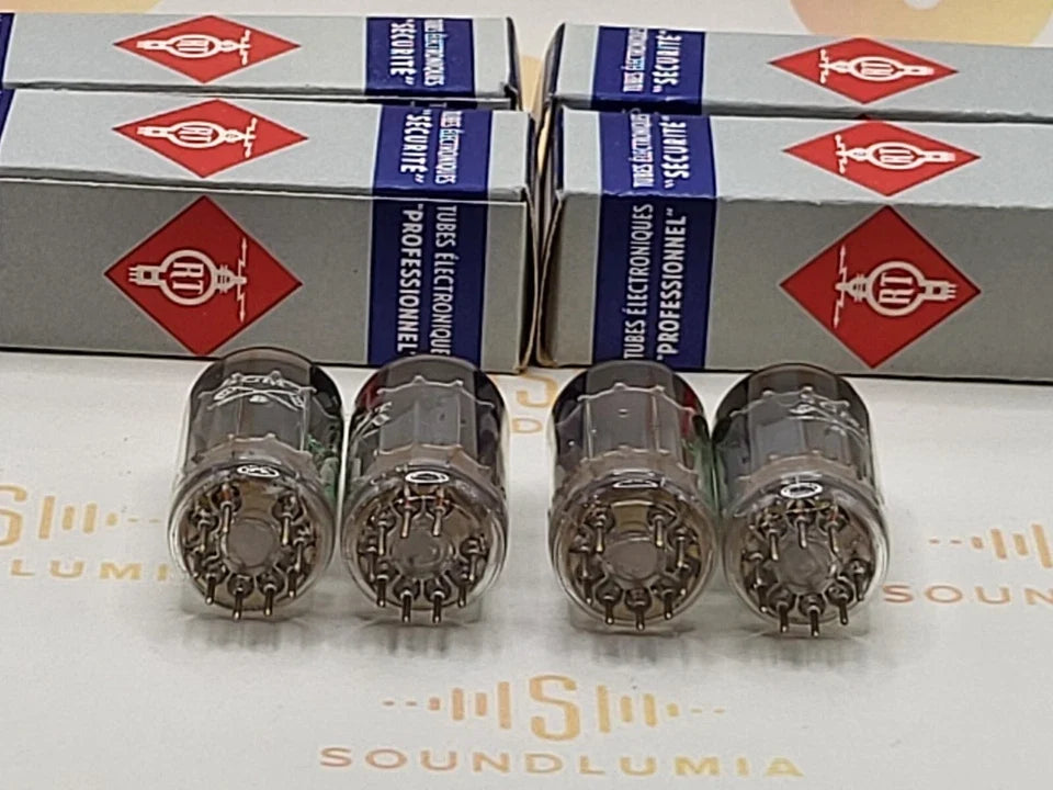 La Radiotechnique Philips France ECC82 12AU7 Plaques longues - Suresnes