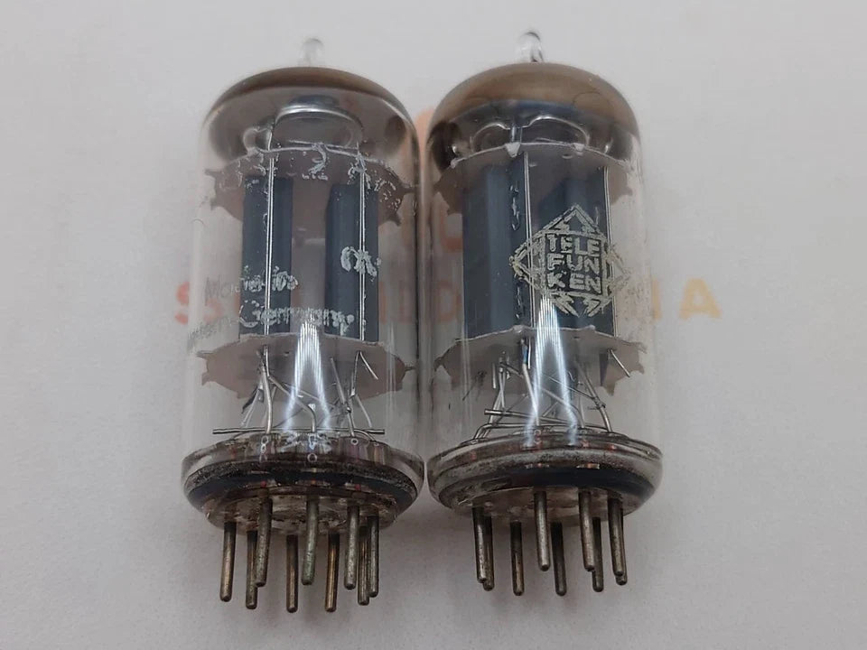 Telefunken ECC83 12AX7 Plaques nervurées Berlin  