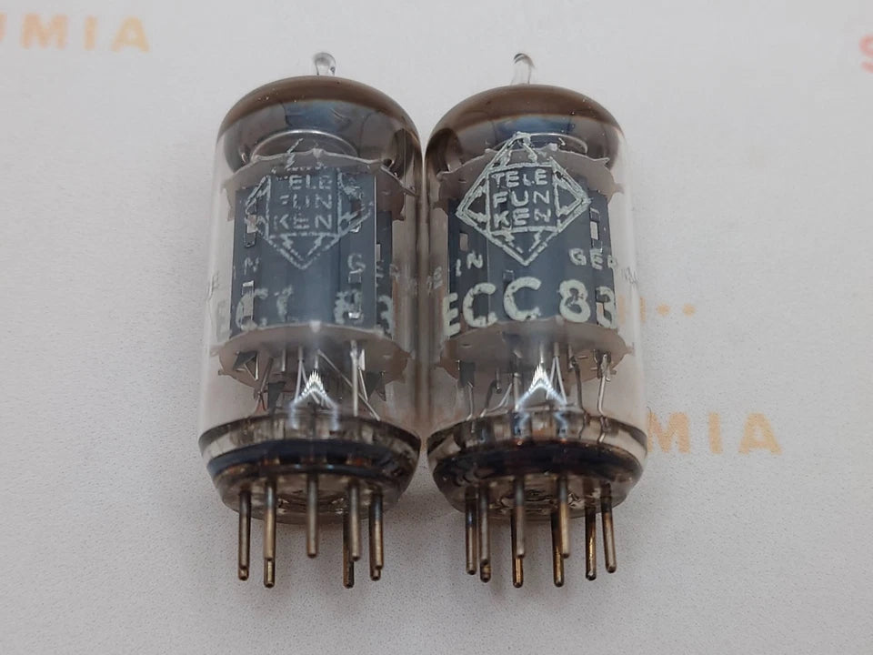 Telefunken ECC83 12AX7 Ribbed Plates Berlin