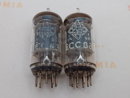 Telefunken ECC83 12AX7 Ribbed Plates Berlin