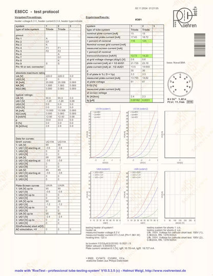 Siemens E88CC 6922 Gray Shields