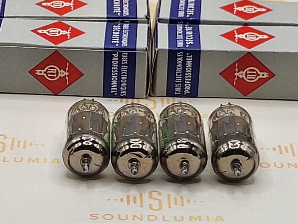 La Radiotechnique Philips France ECC82 12AU7 Plaques longues - Suresnes
