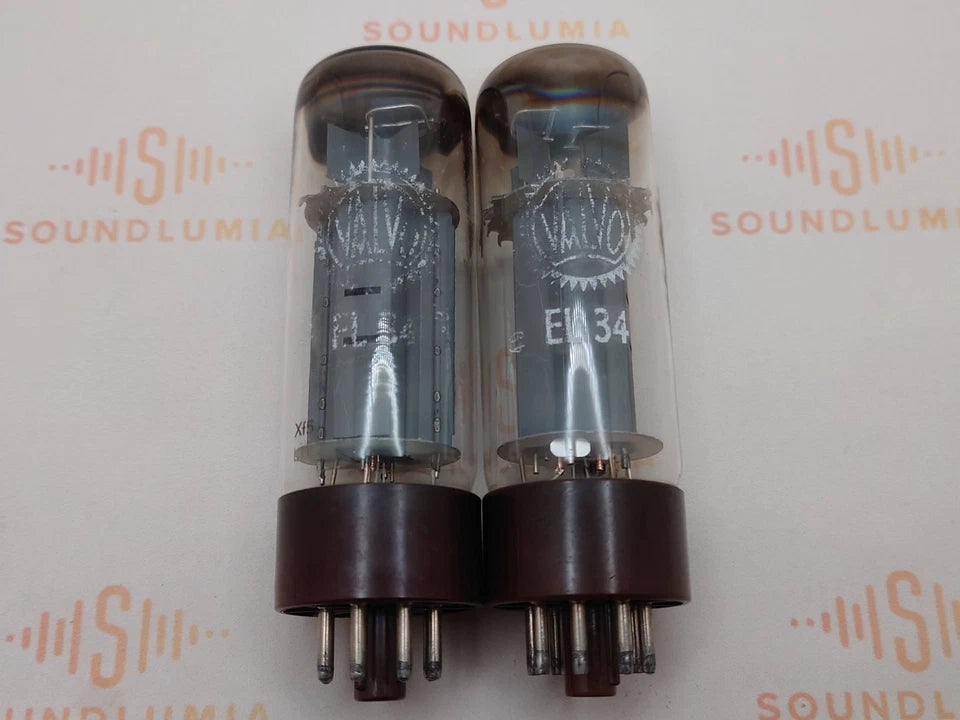 马自达 EL34 DD 吸气剂棕色底座 - 飞利浦标签 - 布鲁塞尔