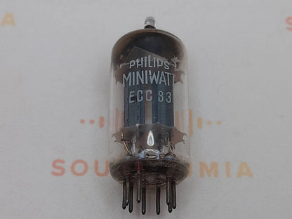 Valvo ECC83 12AX7 Long Plates D Foil Getter - Hamburg (mCP)