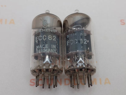 Valvo Hamburg ECC82 Short Plates 30° O-Getter