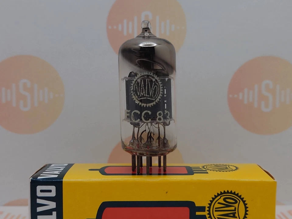 Valvo ECC83 12AX7 Short Plates Angled Getter