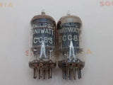 Philips ECC83 12AX7 Piastre Corte O-getter - Heerlen