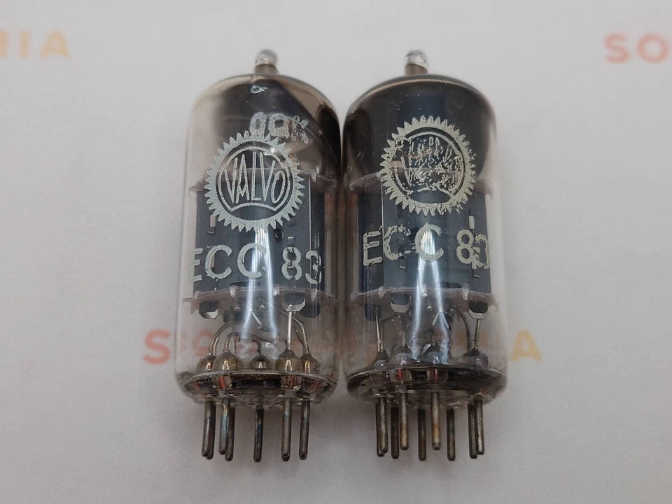 Valvo ECC83 12AX7 Short Plates Angled Getter