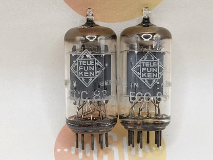 Telefunken ECC83 12AX7 Smooth Plates Berlin