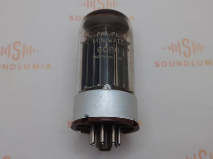 Philips 6080 DD Getter Triple Mica Metal Base - Holland