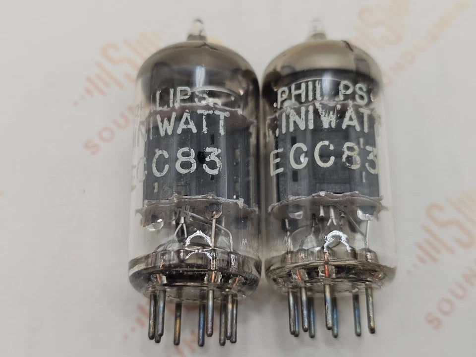 Philips ECC83 12AX7 Short Plates O-getter - Heerlen