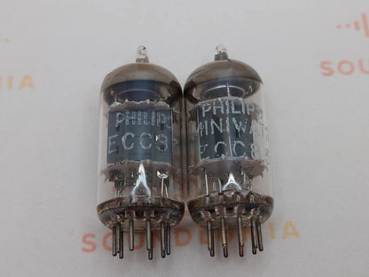 Philips ECC83 12AX7 Short Plates O-getter - Heerlen