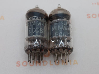 Philips ECC82 12AU7 Short Plates O-getter - Heerlen
