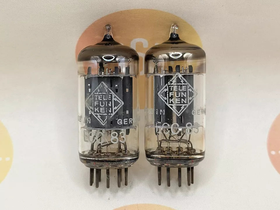 Telefunken ECC83 12AX7 Smooth Plates Berlin