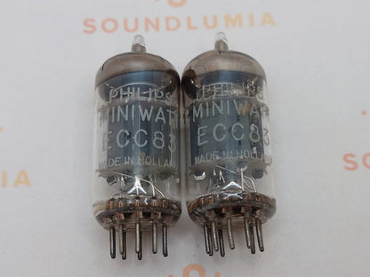 Philips ECC83 12AX7 Short Plates O-getter - Heerlen
