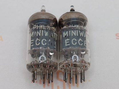 Philips ECC83 12AX7 Short Plates O-getter - Heerlen