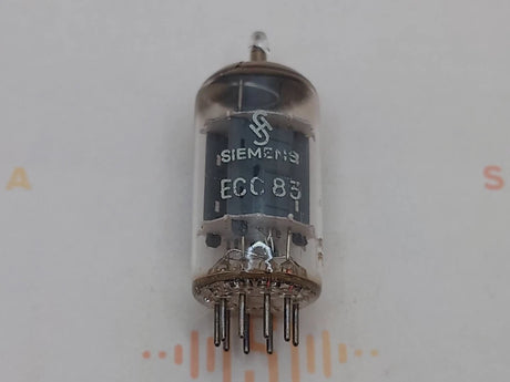 Siemens ECC83 12AX7 vacuum tube with O-Getter and Long Plates, image 10