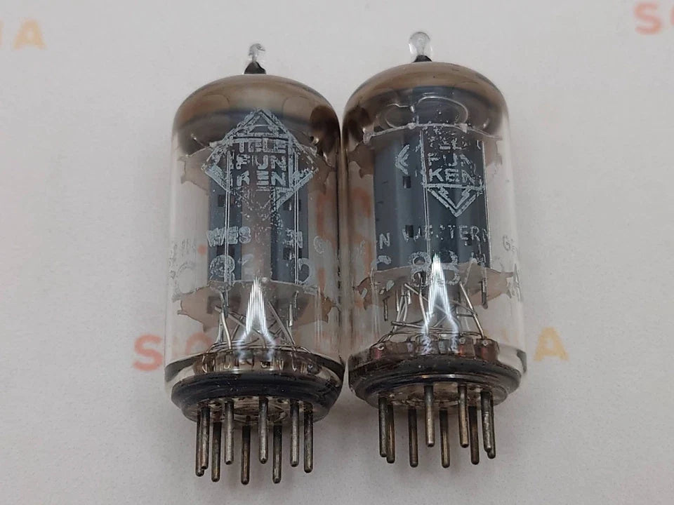 Telefunken ECC83 12AX7 Plaques lisses Berlin