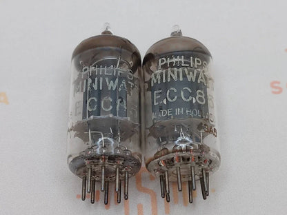 Philips ECC83 12AX7 Plaques courtes O-getter - Heerlen