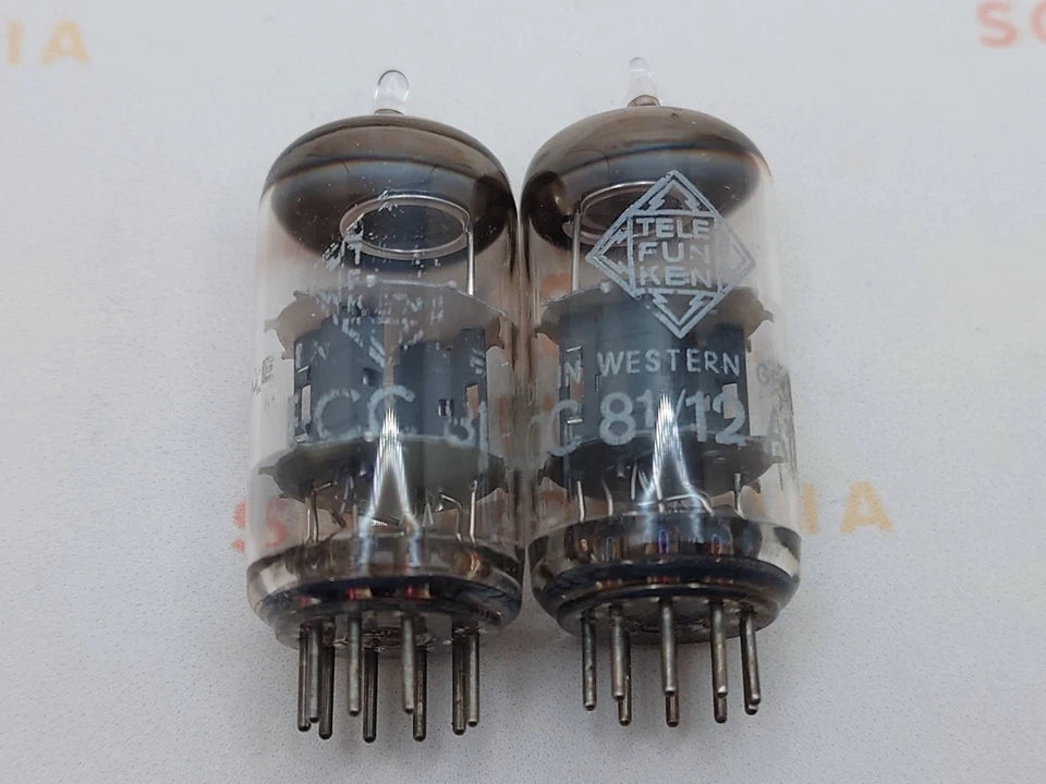 德律风根 ECC81 12AT7 O-getter ◇ 底部 – 柏林