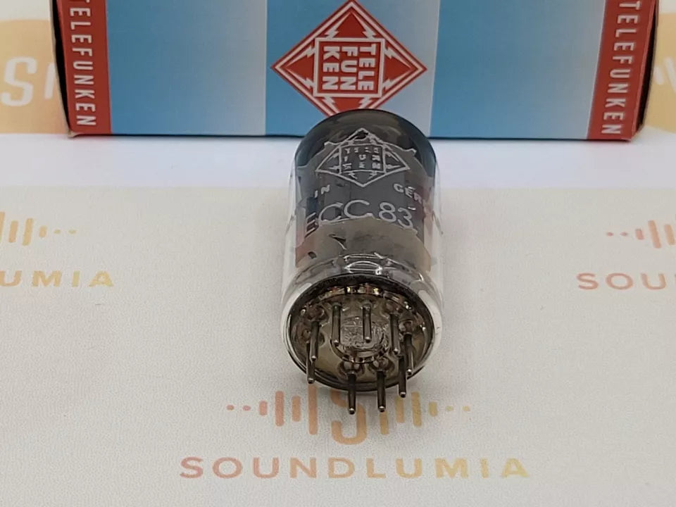 Telefunken ECC83 12AX7 Ribbed Plates Berlin