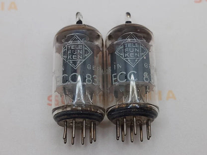Telefunken ECC83 12AX7 Plaques lisses Berlin