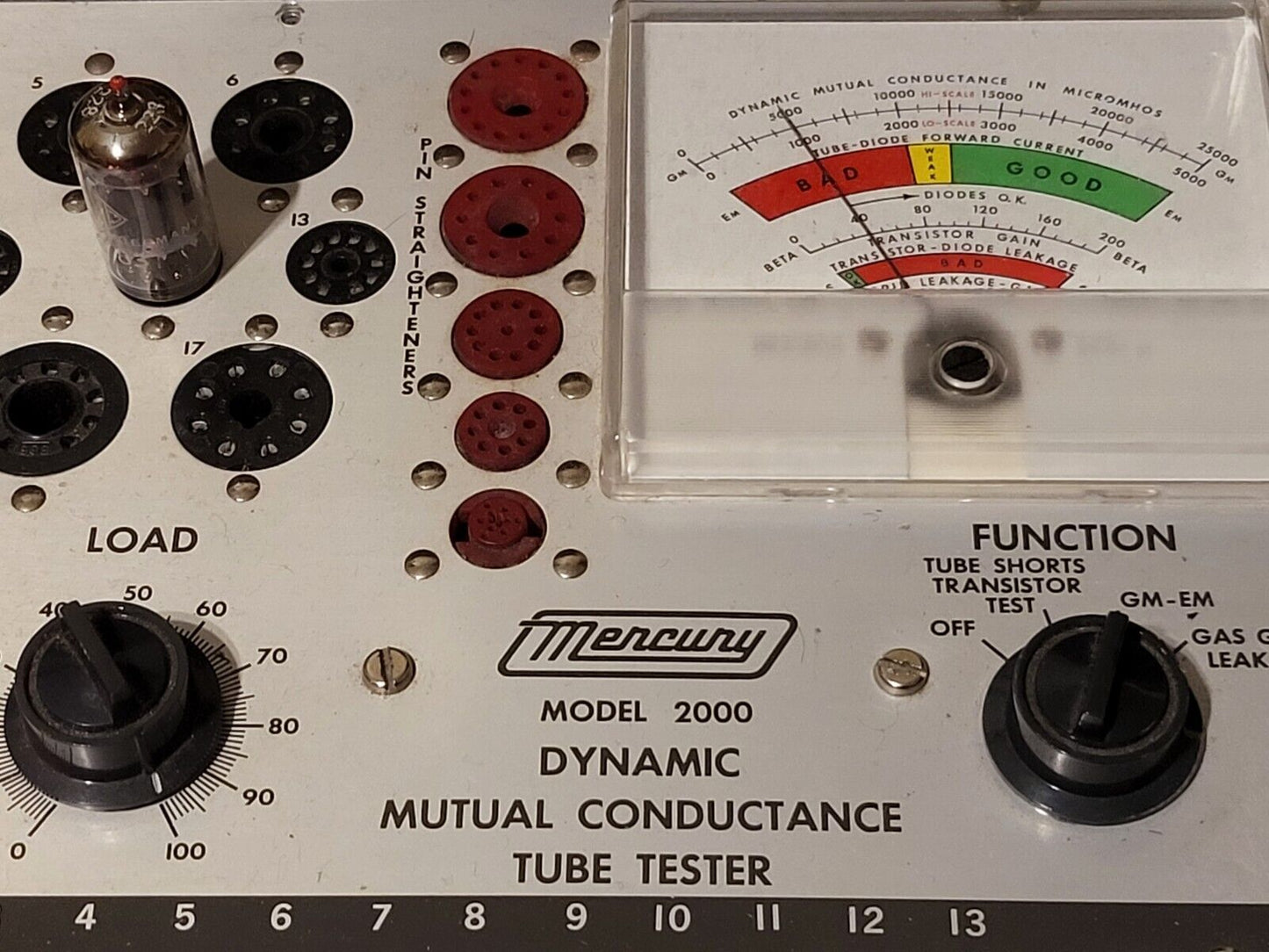 Telefunken ECC83 12AX7 Matched Pair Red Tips - 17mm Smooth Plates - Berlin 1965