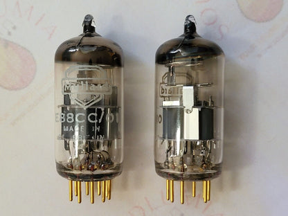 Mullard E88CC/01 = CV2493 = 6922 Passendes Paar - Blackburn 1960 - Gleicher Code - NOS