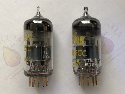 Mullard E88CC Tubes Matched Pair - British Made "7L1" Type Mitcham 1960/61 - NOS