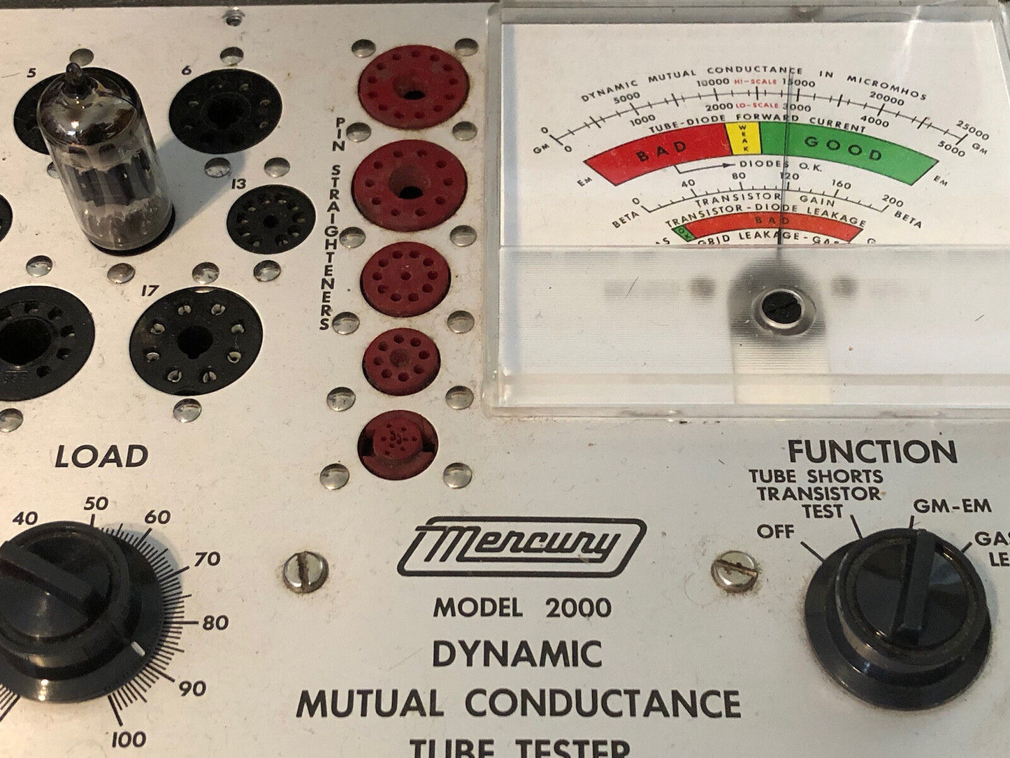 HP Select Amperex 12AU7 ECC82 Preamp Tube - Holland 1966 - Tests Strong