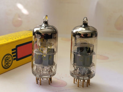 Valvo CCa = E88CC = 6922 Tubes Matched Pair - Holland 1961 7L6 - Same code - NOS