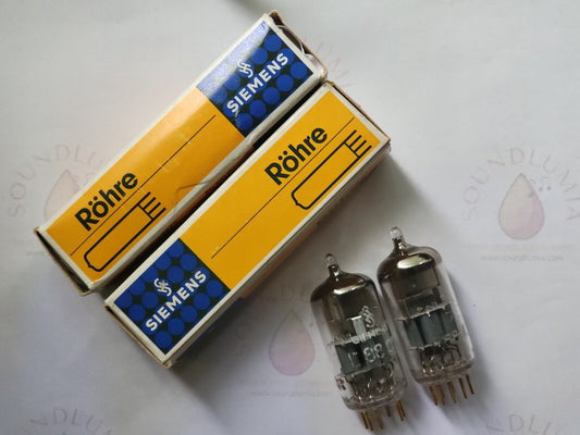 Siemens E88CC 6922 Passendes Paar in Originalverpackungen - A0 1# - München 1962/63 - NOS 