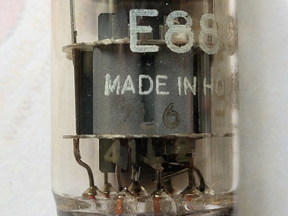 Philips Miniwatt SQ E88CC 6922 Vorverstärkerröhren, passendes Paar – Holland 1961/62 – NOS