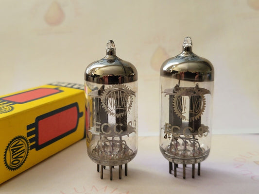 Philips Valvo 12AX7 ECC83 Preamp Tubes  Matched Pair - Holland 1964 - NOS