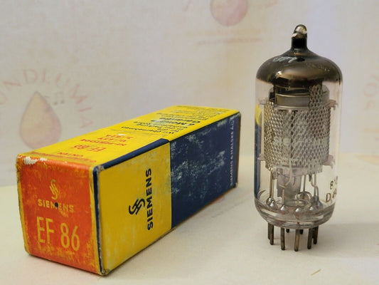 1x Siemens EF86 6267 in Originalverpackung - Rote Nummer auf der Unterseite - Hamburg 1964 - NOS