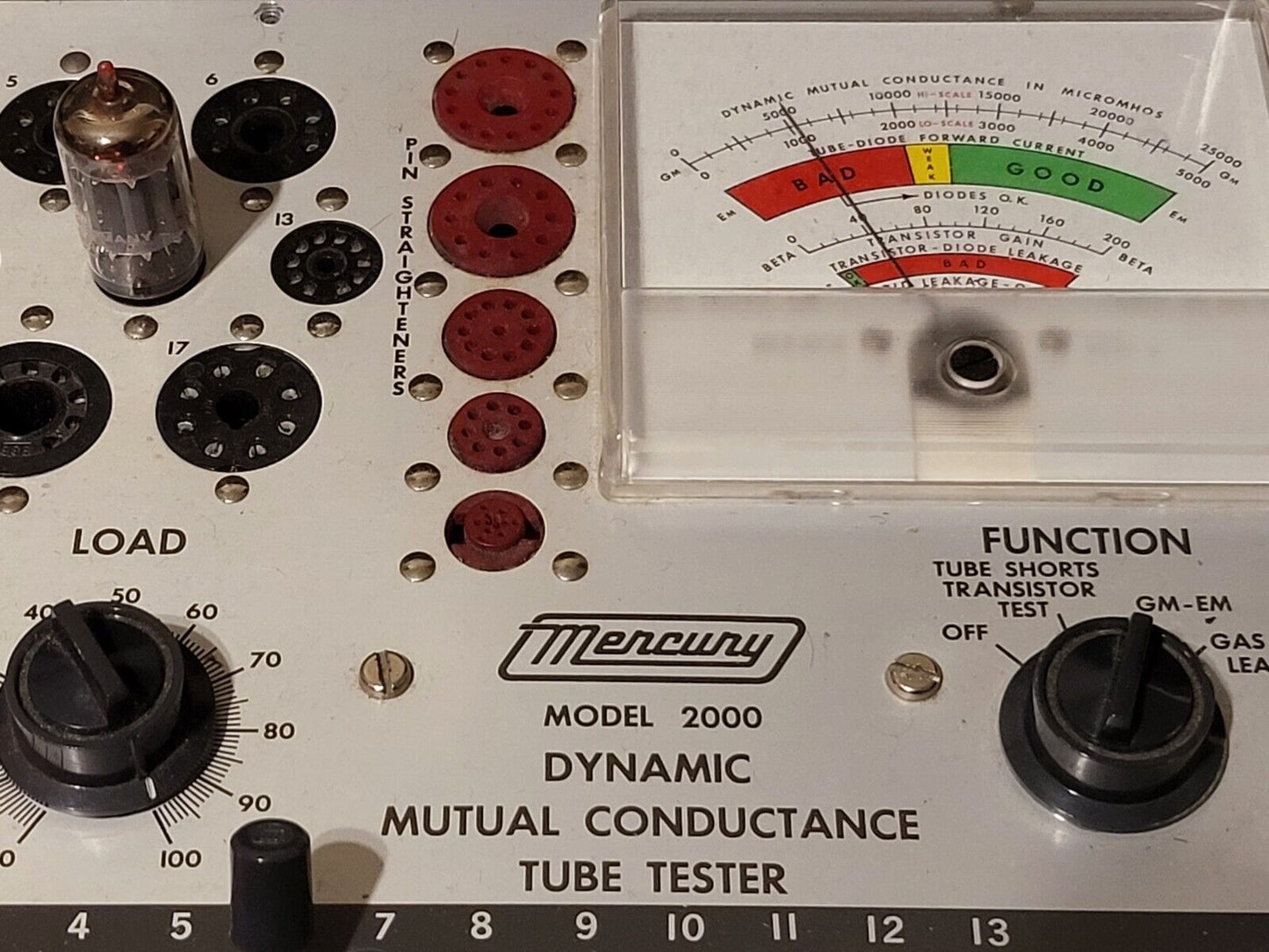 Telefunken ECC83 12AX7 Matched Pair Red Tips - 17mm Smooth Plates - Berlin 1965