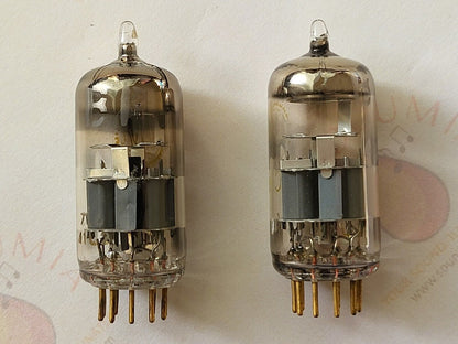 Valvo CCa = E88CC = 6922 Tubes Matched Pair - Holland 1961 7L6 - Same code - NOS