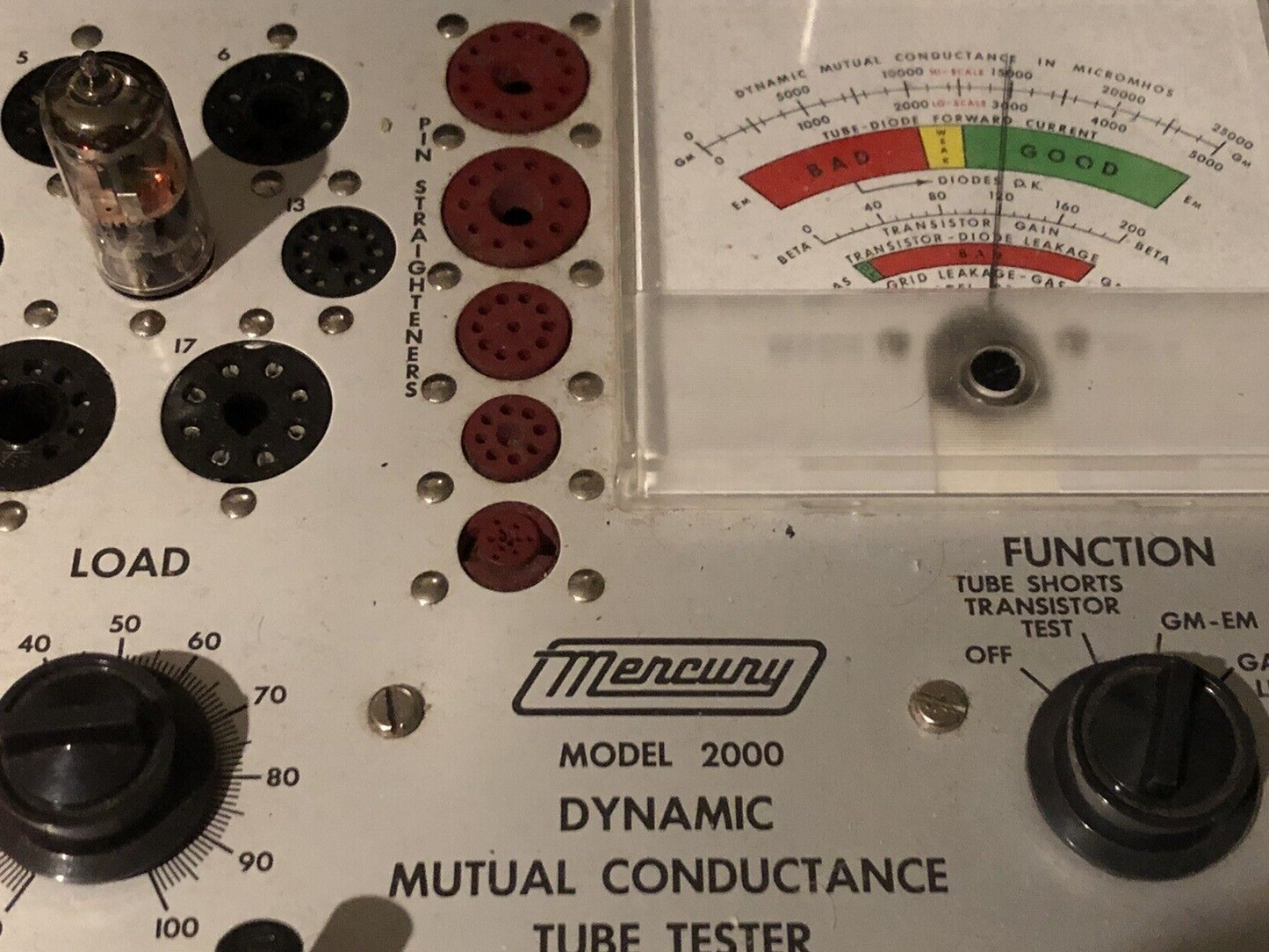 Amperex PQ 6922 E88CC D-Getter-Vorverstärkerröhre – 1960 USA – Starkes NOS 