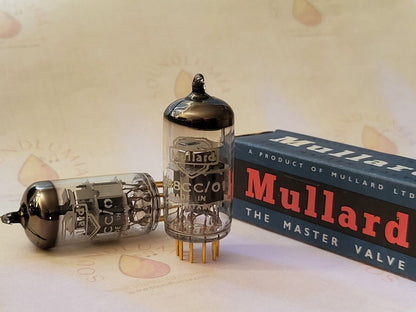 Mullard E88CC/01 = CV2493 = 6922 Passendes Paar - Blackburn 1960 - Gleicher Code - NOS