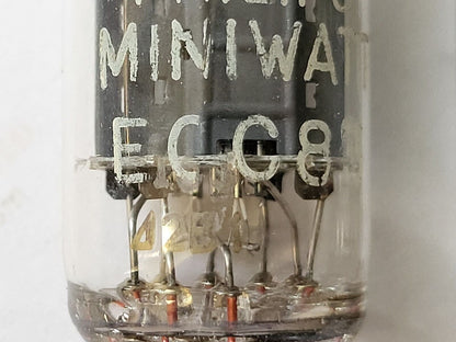 Philips Miniwatt 12AX7 ECC83 Preamp Tubes  Matched Pair - Holland 1962/63 - NOS